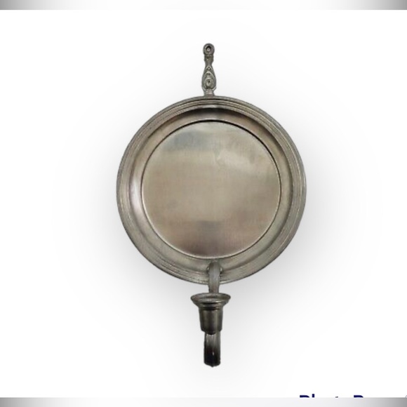 Vintage International Americana Pewter Candle Wall Sconce / Marked 282 98 1 - Picture 3 of 3